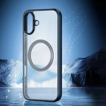 Чохол для iPhone 16 Dux Ducis Aimo Mag з MagSafe – чорний