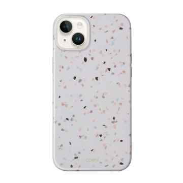 Puzdro na telefón UNIQ Coehl Terrazzo pre Apple iPhone 14 6,1" pieskovec/pieskovec