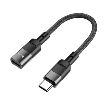 Adaptér HOCO OTG z Type-C (samec) na Lightning (samica) 3A U107 0,1M čierny