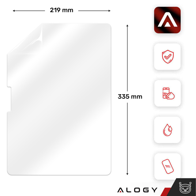 Matná ochranná fólie na displej pro MacBook Air 15 2023 M2 A2941 15,3" Alogy Screen Protect Film s filtrem Anti Blue