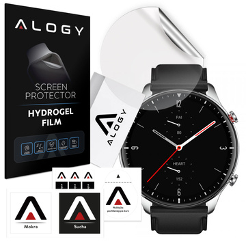 Hydrogel Alogy Hydrogel ochranná fólie pro chytré hodinky pro Xiaomi Amazfit GTR 2 Sport