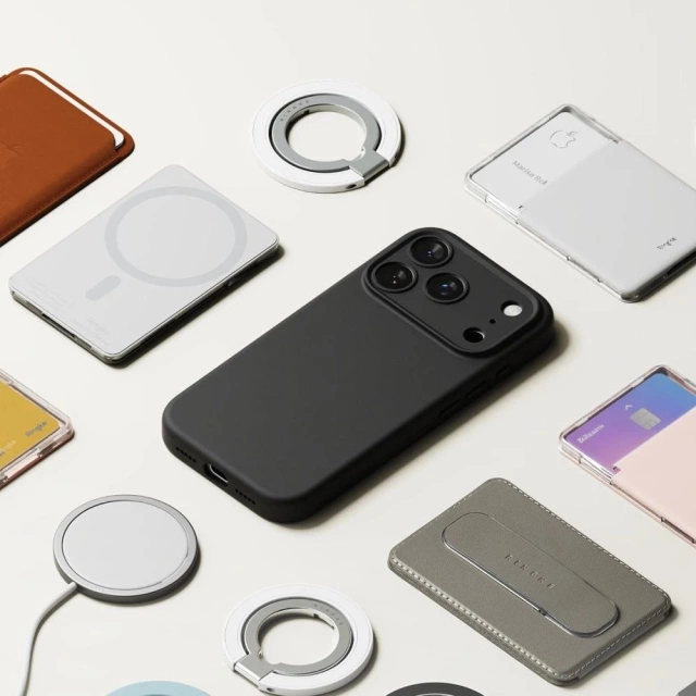 Etui do iPhone 17 Pro Ringke Silicone Magnetic MagSafe Czarne