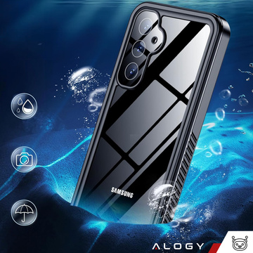 Hülle für Samsung Galaxy S23 FE Armored 360 Case wasserdicht Armor IP68 Alogy schwarz