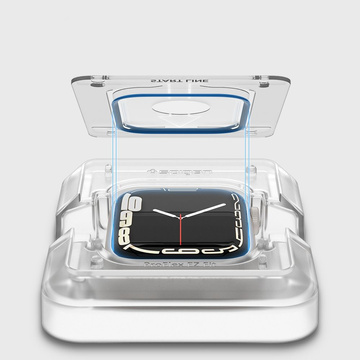 2x Spigen Proflex Ez Fit hybrid glass for Apple Watch 7 45mm