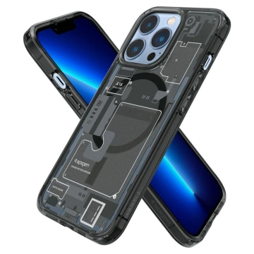 It fits with the Spigen Ultra Hybrid Mag MagSafe on the iPhone 13 Pro Zero One