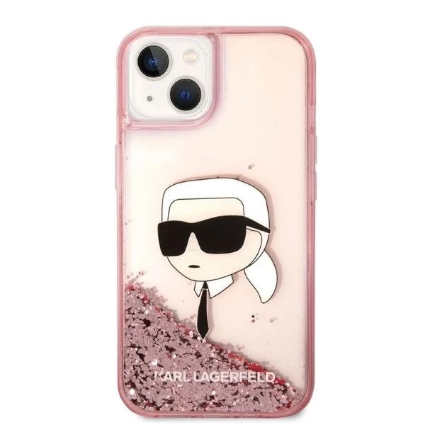 Etui Karl Lagerfeld KLHCP14MLNKHCP для iPhone 14 Plus 6,7" Hardcase Glitter Karl Head