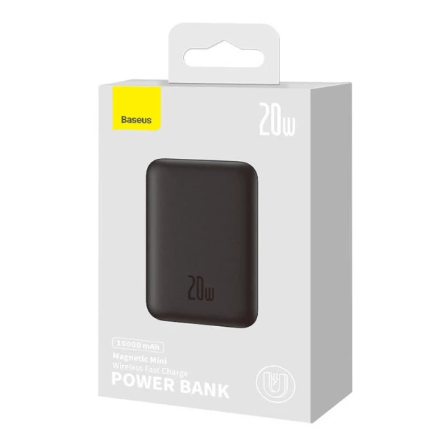 Baseus Magnetic Mini Powerbank 10000mAh 20W (schwarz)