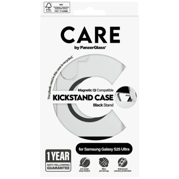 Чохол для Samsung Galaxy S25 Ultra CARE від PanzerGlass з підставкою QI