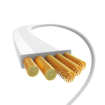 Kabel Baseus Free2Pull Mini 100W USB-C – USB-C 2m Biały