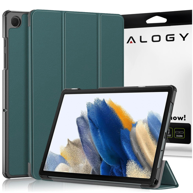 Case for Samsung Galaxy Tab A9 Plus 2023 11" X210/X215/X216 tablet case Case Alogy Book Cover Green Glass