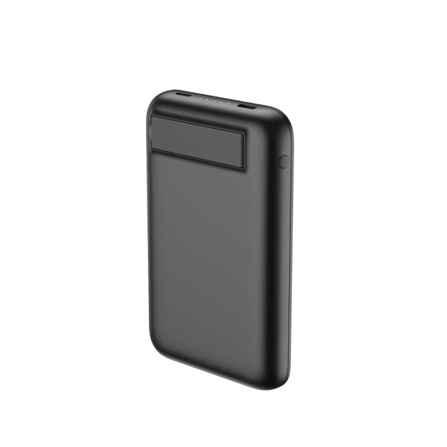 External battery (POWER BANK) VEGER MagOn Kick with inductive charging supports charging with MagSafe 15W - 5 000mAh PD 20W black (V0553P / W0553P)