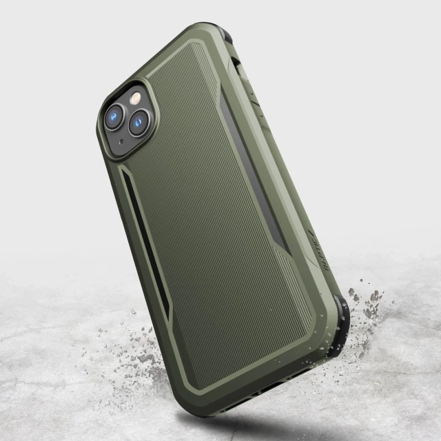 Raptic Fort Case for iPhone 14 Plus with MagSafe armored cover green
