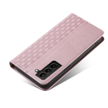 Magnet Strap Case Case pro Samsung Galaxy S22 (S22 Plus) Pouch Wallet Mini Lanyard Pendant Pink