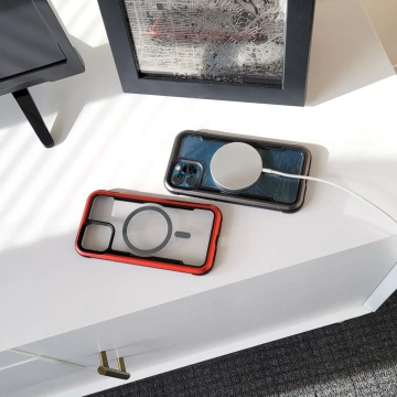 Raptic Secure Case pro iPhone 14 Pro Max s pancéřovým krytem MagSafe černý