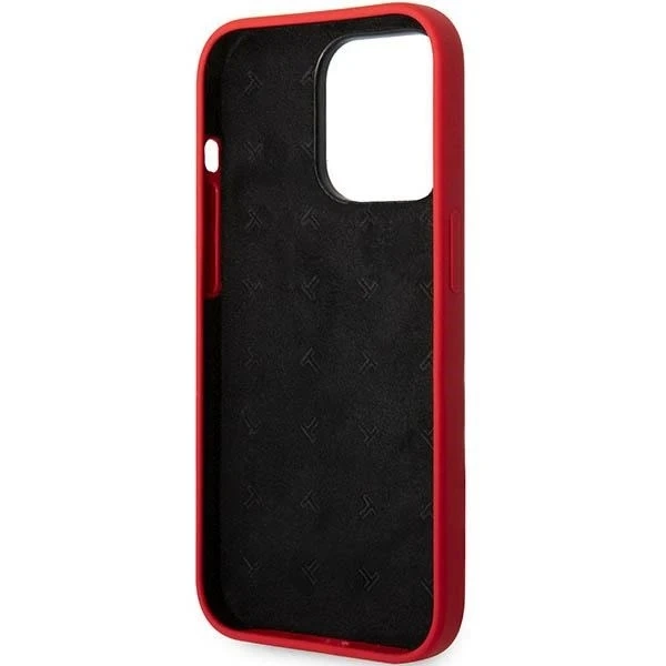Tumi Liquid Silicone Hardcase für iPhone 14 Pro rot/rot