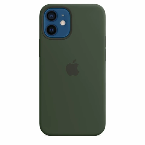 Etui do Apple iPhone 12 mini Silicone Case MagSafe Zielone
