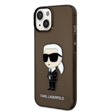 Etui Karl Lagerfeld KLHCP14MHNIKTCK na iPhone 14 Plus 6,7" pevné puzdro Ikonik Karl Lagerfeld
