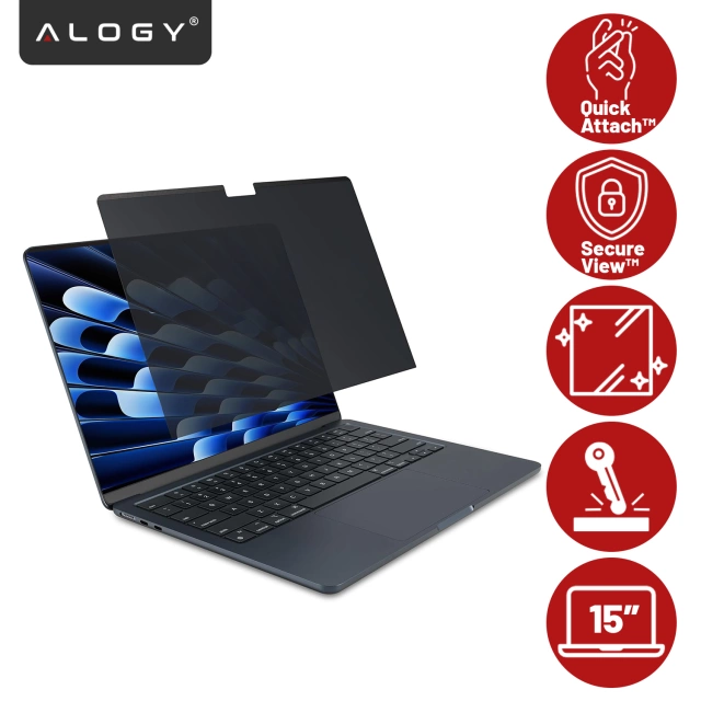 Чохол для ноутбука, MacBook Air Pro 13.3" Alogy Hard Foam Bag Protective Case для ноутбуків 13-14" чорний