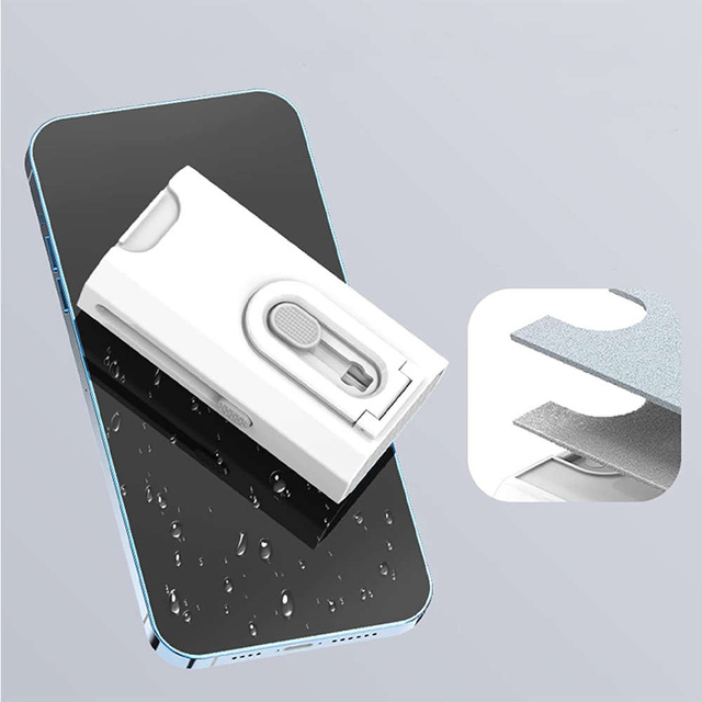 Multifunktionaler Reiniger Alogy Cleaner Set 8-in-1-Kopfhörer-Tastatur-Bildschirm-Reinigungsset für Telefone, Tablets, Laptops, Computer Weiß