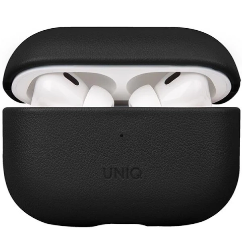 Захисний чохол для UNIQ Terrado AirPods Pro 2-го покоління Genuine Leather black/dallas black