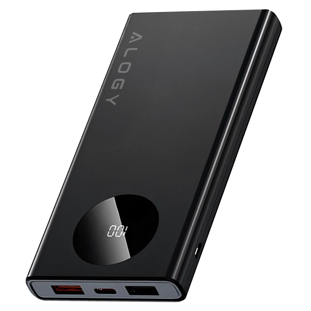 PowerBank Alogy TurboCharge 120W PD PowerDelivery fast charging 10000mAh 2x USB-A 1x USB-C Black
