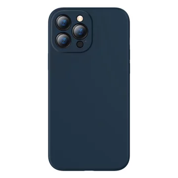 Чохол-накладка Baseus Liquid Gel Case Silicone Cover для iPhone 13 Pro Max Blue (ARYT000803)