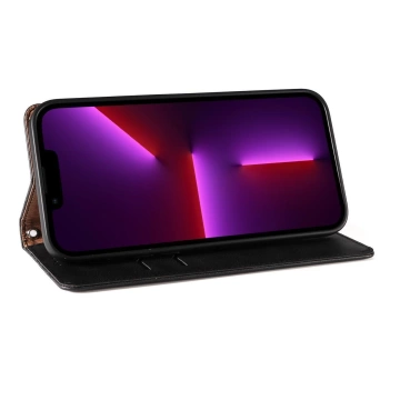 Magnetband-Hülle für iPhone 13 Pro Max, Tasche, Brieftasche, Mini-Lanyard-Anhänger, schwarz