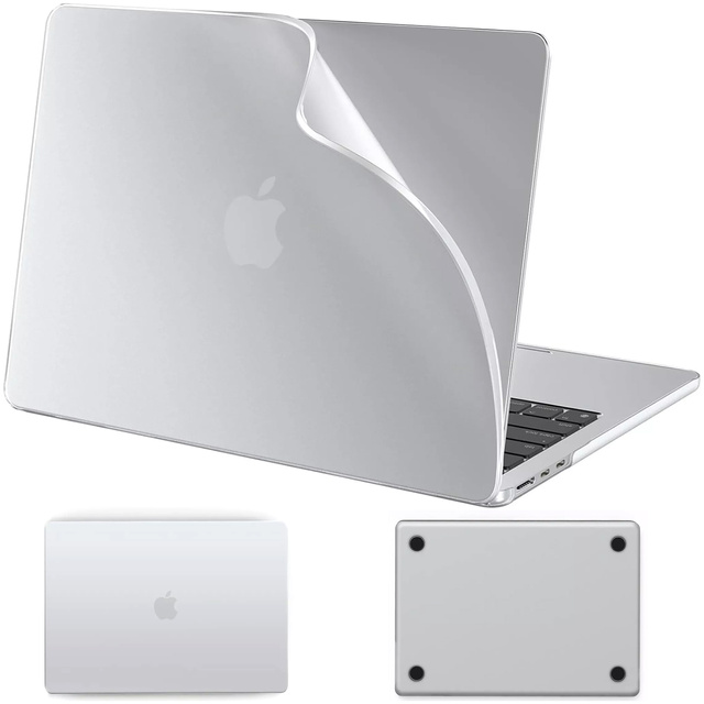 Чохол для Apple Macbook Air 13.6 - M2/M3 2022/2023/2024/2025 Alogy AirGuard™ Гнучкий чохол матовий прозорий білий