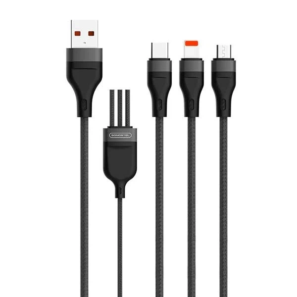 EcoBox Sada FM vysielač Bluetooth 2xUSB PD 20W 3v1 USB kábel čierny