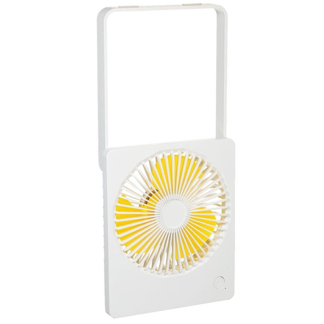 Безшумний міні-вентилятор Windmill Alogy, складений на столі, регульований Білий