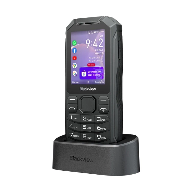 Telefon Blackview N1000 Czarny Wzmocniony 4G Dual SIM 3300mAh