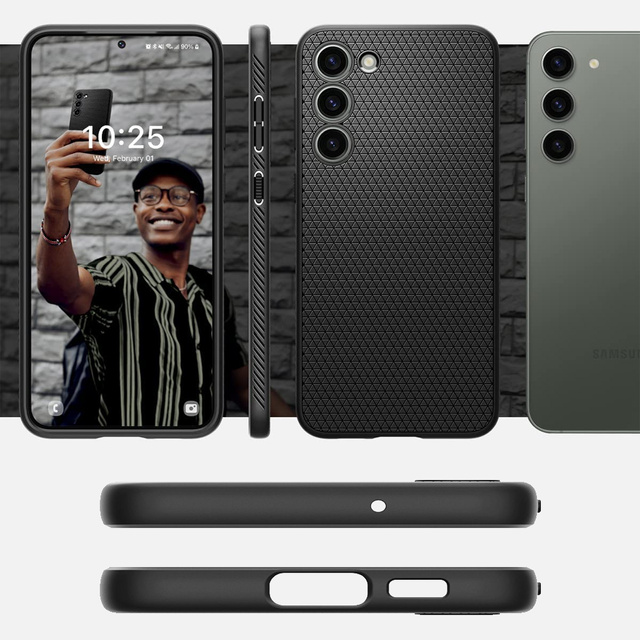 Etui Spigen Liquid Air pro Samsung Galaxy S23 Matte Black