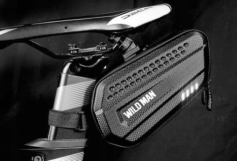 Case bag bicycle pannier bicycle holder Wildman Bag ES7 1.2l Black