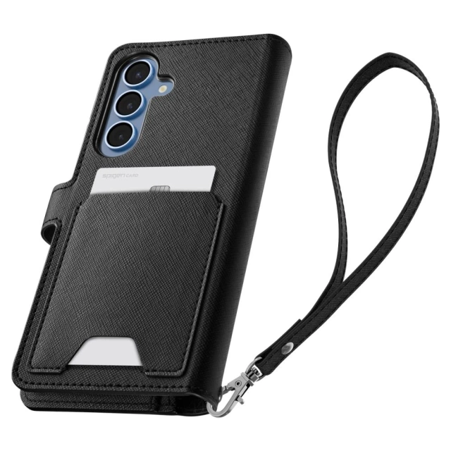 Etui do Samsung Galaxy S25 Plus Black Spigen Wallet "S"