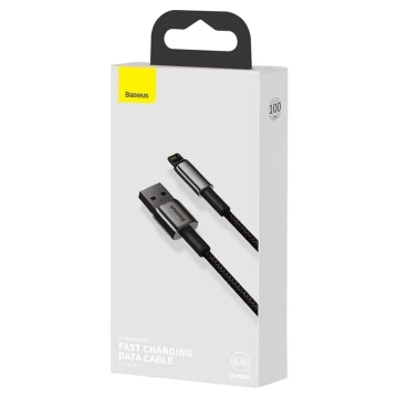 Baseus Tungsten Gold USB to Lightning cable, 2.4A, 1m (black)