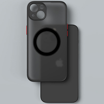 Чохол для Apple iPhone 13 Mini Alogy Hybrid Mag Case for MagSafe із захистом камери матовий чорний