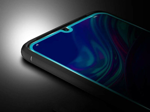 Скло Spigen Glas.tR на чохол для Huawei P Smart 2019 / Honor 10 Lite чорне