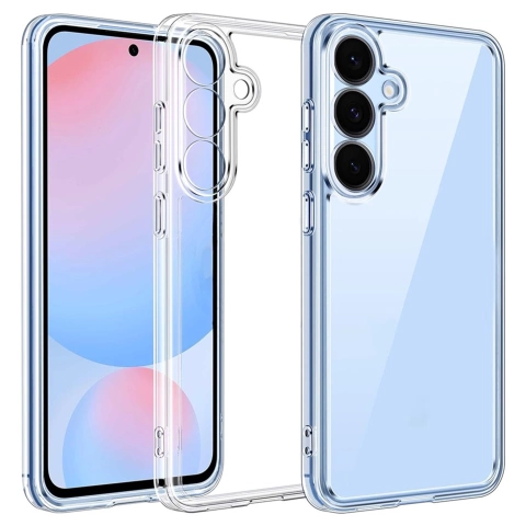 Etui Przezroczyste do Samsung Galaxy S25 Plus, Podwyższone Krawędzie, Idealne Dopasowanie, PC + TPU, Alogy HybridShield™ Case