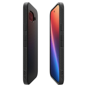Захисний чохол Spigen Liquid Air чорного кольору для Google Pixel 9a
