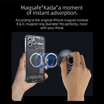 Držiak do auta MagFlex Magnetický MagSafe čierny