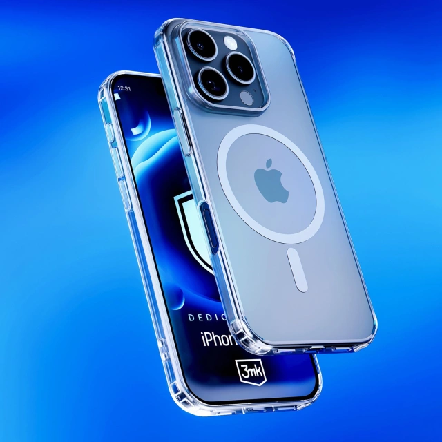 Puzdro pre Apple iPhone 16 Pro pre MagSafe 3mk MagCase zosilnené puzdro obrnený priehľadný chrbát