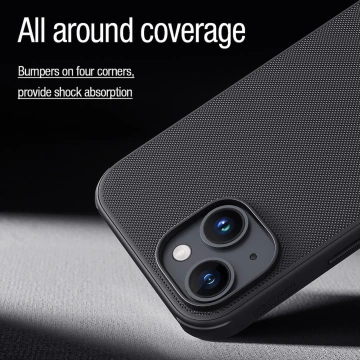Nillkin Super Frosted Shield Pro Magnetic Case for iPhone 15 - black