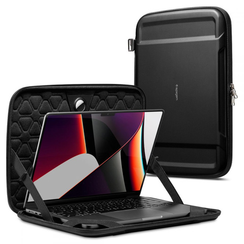 Etui Spigen Rugged Armor Pouch "PRO" do notebooku 13-14 Black