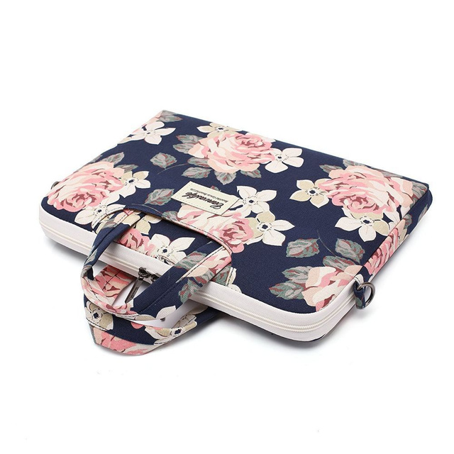 Torba Canvaslife Aktentasche für Laptop Macbook 15-16 Navy Rose