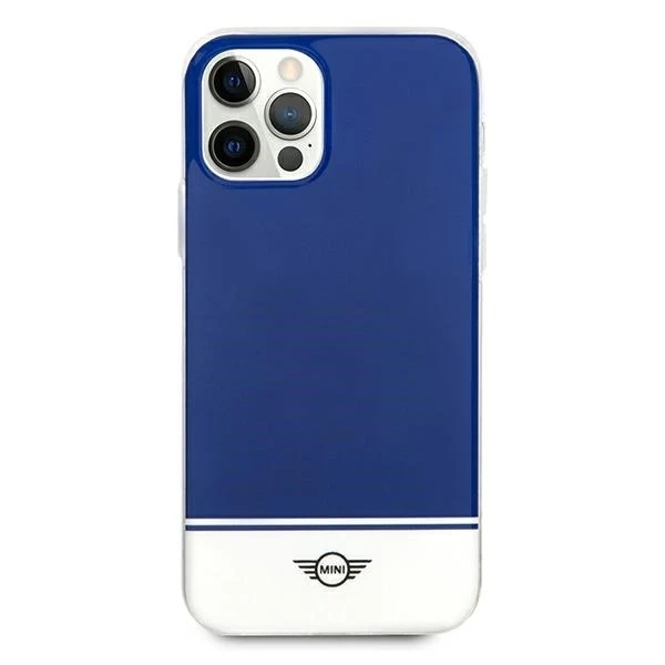 Stripe Collection hardcase phone case for iPhone 12 Pro Max navy/navy
