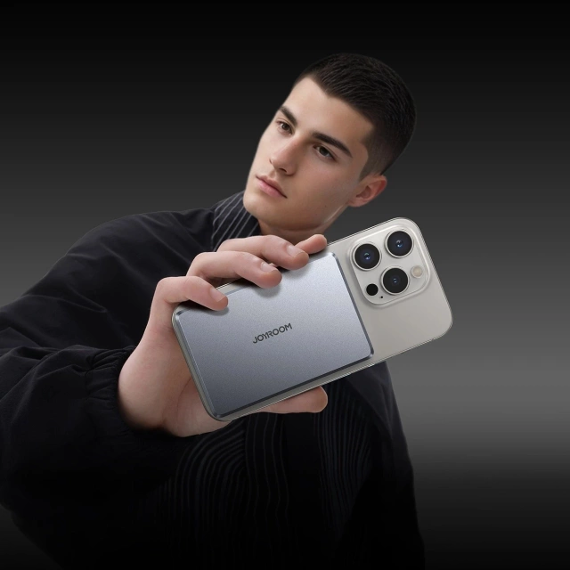 Powerbank Joyroom JR-PBM08 Pro 10000mAh Bezprzewodowy Szary