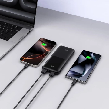 Powerbank Tech-Protect PB01 10000mAh 22.5W Czarny USB-A USB-C