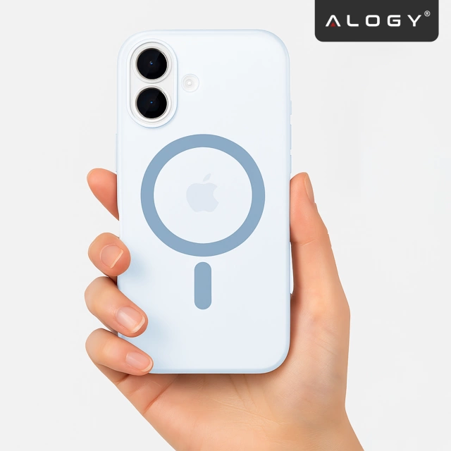 Kryt pre Apple iPhone 16 Pro Max Alogy MagSafe Hybrid Matte Case Matný kryt s ochranou šošovky čierny