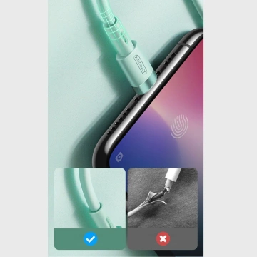 Joyroom kábel USB kábel – USB Type C Quick Charge 2,4A 1,2 m čierny (S-1224N2 Black)