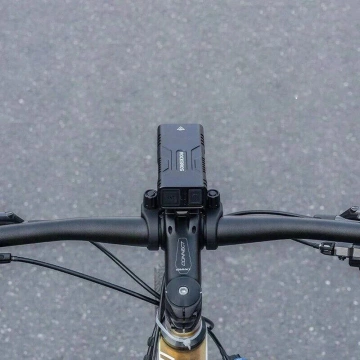 Rockbros 24310002001 bicycle light 850 lm with powerbank function USB-C - USB-A cable - black